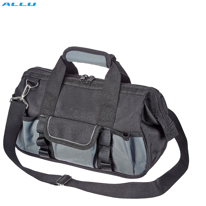 Heißer Verkauf Werkzeug Tasche Individuelles Logo Günstige Lagerung Organizer Garten Arbeit Heavy Duty Langlebig Breite Öffnung Multi Funktionale Elektriker - ALLU