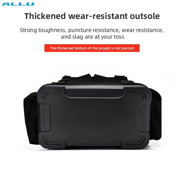 Robuste große Werkzeugtasche, individueller Werkzeugrucksack, weich gepolstert, Aufbewahrungstasche für Elektriker-Kits - ALLU
