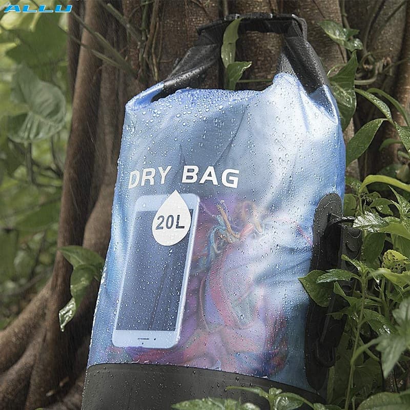 Roll Top Leichter Trockenaufbewahrungsrucksack mit Handyhülle Hersteller - ALLU
