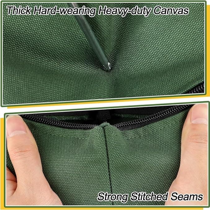 Benutzerdefinierte, modische Farben, langlebige 6er-Packung Werkzeugtasche aus Segeltuch für Elektriker, Autoreparatur, Gartenarbeit, Friseur, Kosmetik, Schreibwaren und mehr - UNEEDAL