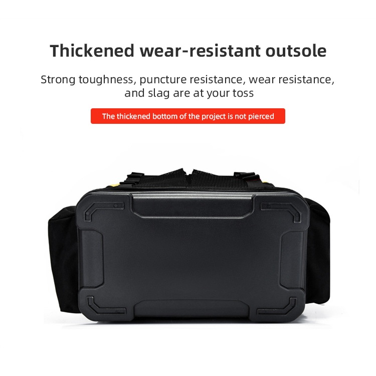 Robuste große Werkzeugtasche, individueller Werkzeugrucksack, weich gepolstert, Aufbewahrungstasche für Elektriker-Kits - UNEEDAL