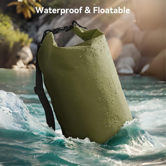 Benutzerdefinierter Schultergurt 30L wasserdichter Dry Bag Ocean Pack mit Pfeife für Bootfahren, Kajakfahren, Surfen, Rafting - UNEEDAL