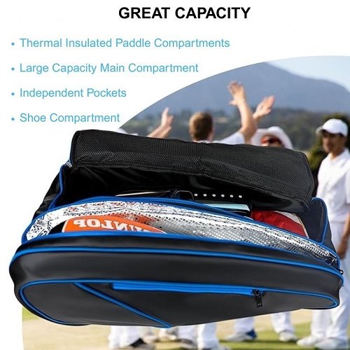 Large Capacity Pickleball Bag Backpack